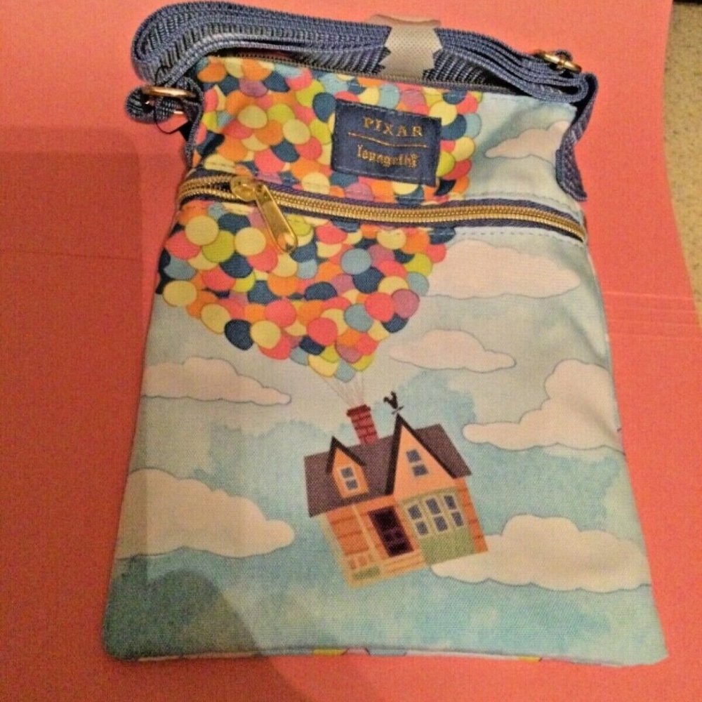 Loungefly Disney UP Balloon House passport crossbody bag *NEW*